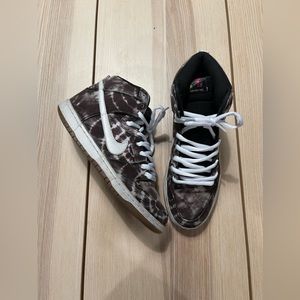 Nike Dunk‎ High SB “Tie Dye” Premium Shoes 313171-023 Size 10